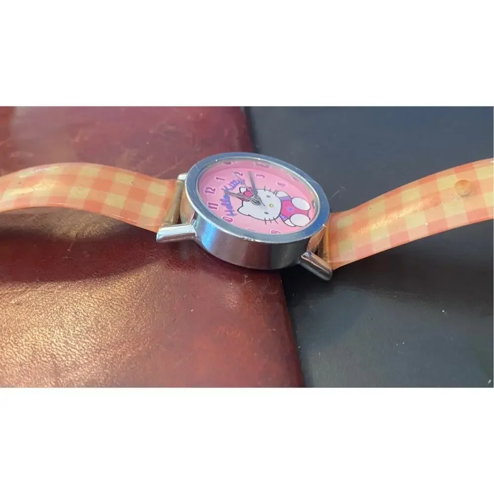 Women's Silver Tone Sanrio Hello Kitty 20mm Watch, Poly Band